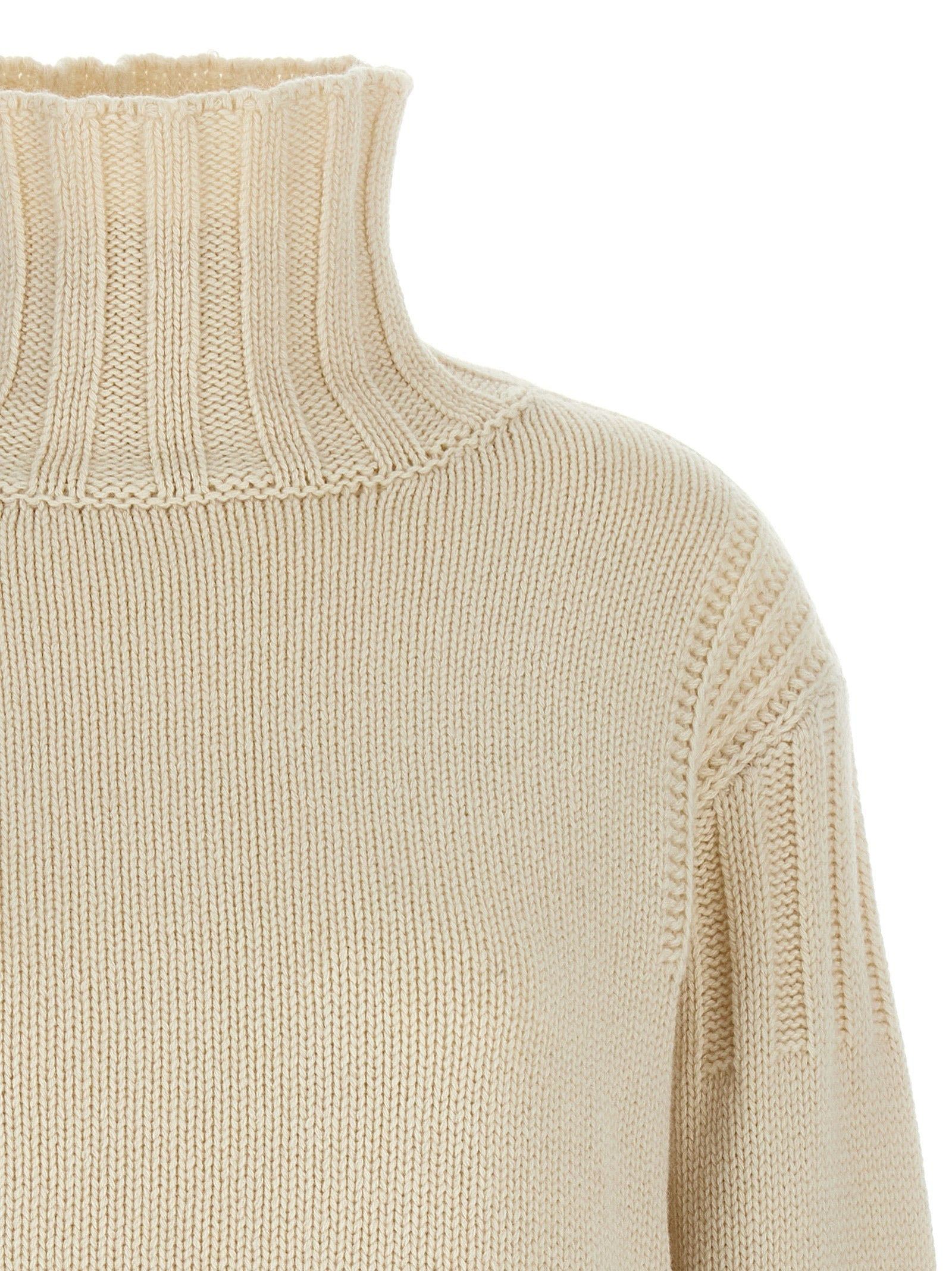 Jil Sander Women Ribbed Detail Sweater - 3