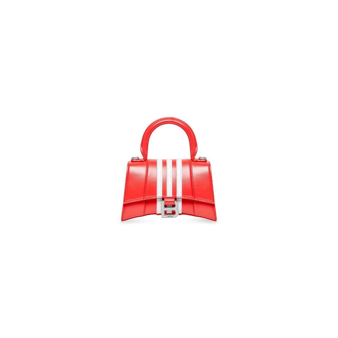 Women's Balenciaga / Adidas Hourglass Xs Handbag In Box in Red - 1