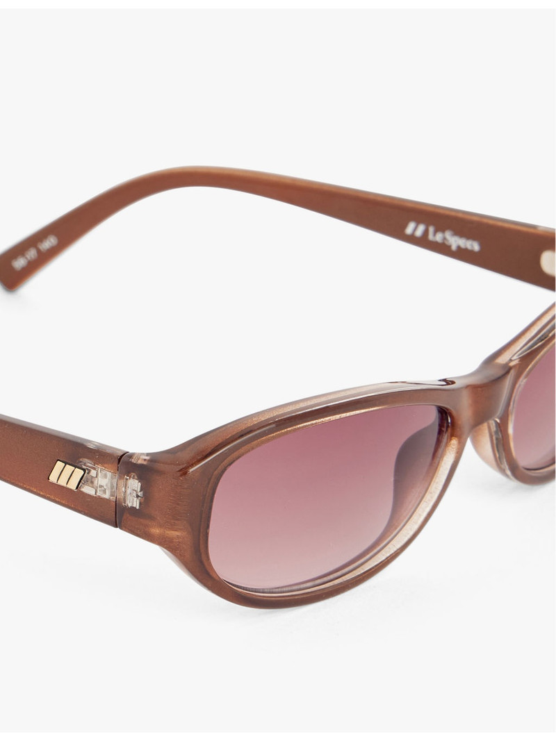 Le Specs Dont Cha oval-frame polycarbonate sunglasses outlook