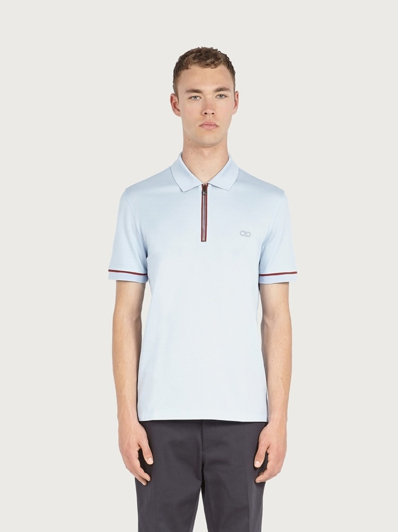 FERRAGAMO COTTON PIQUET POLO outlook