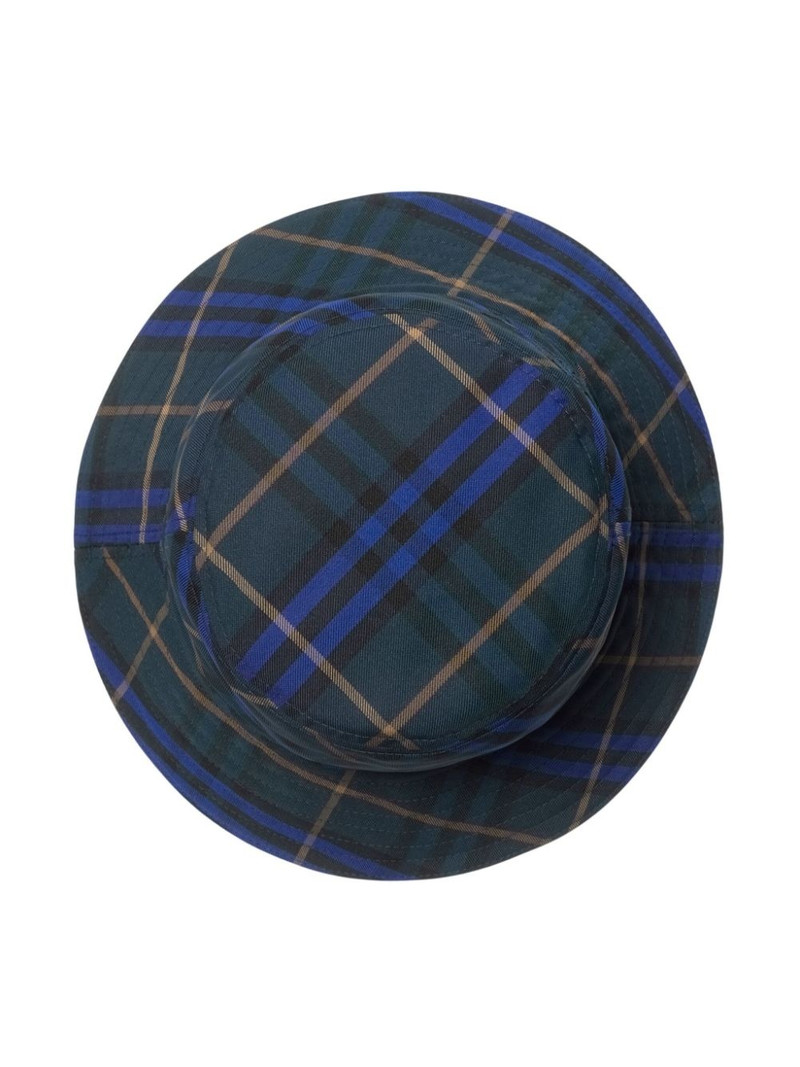 Burberry check bucket hat outlook