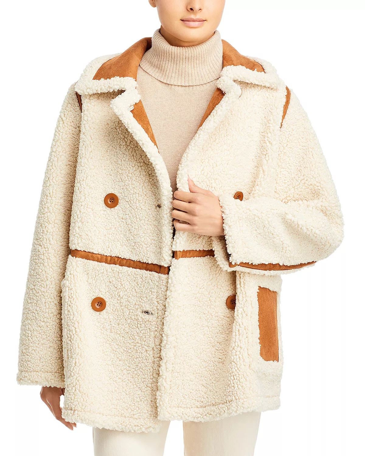 Chloe Faux Shearling Jacket - 1