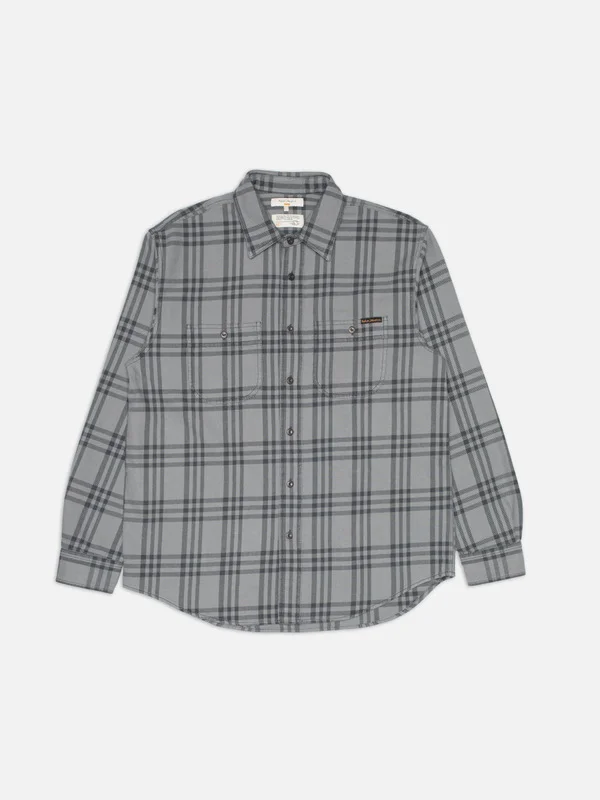 Julian Shirt Grey Check Multi - 1