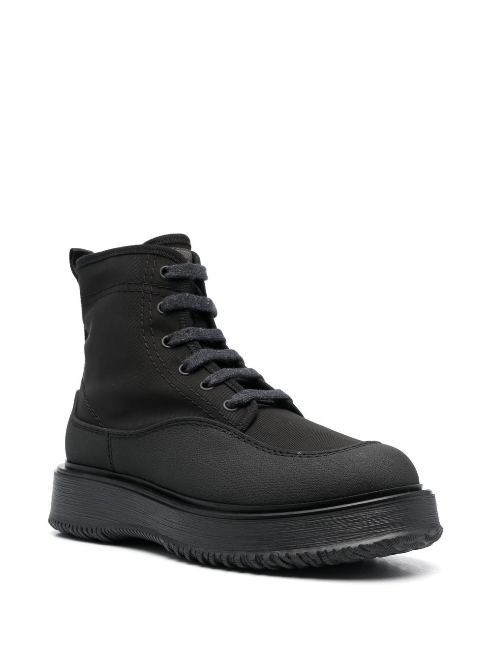 Untraditional lace-up ankle boots - 2