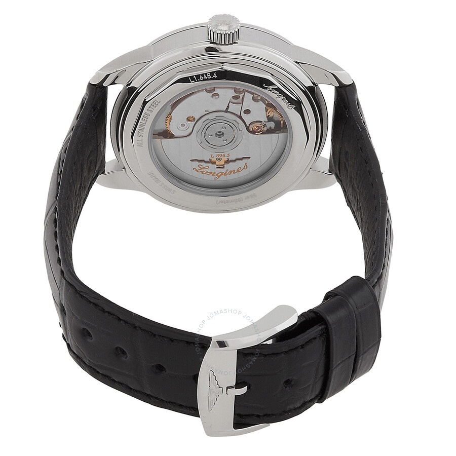 Longines Heritage Automatic Black Dial Men's Watch L1.648.4.52.2 - 3