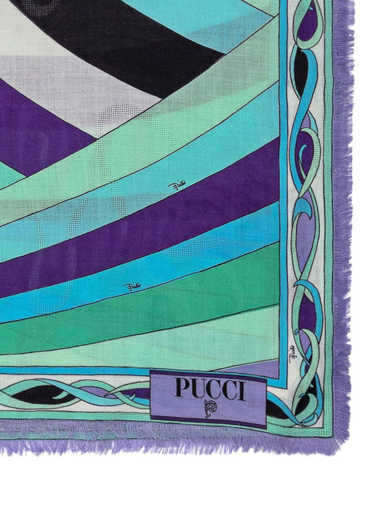 PUCCI Iride-print scarf outlook