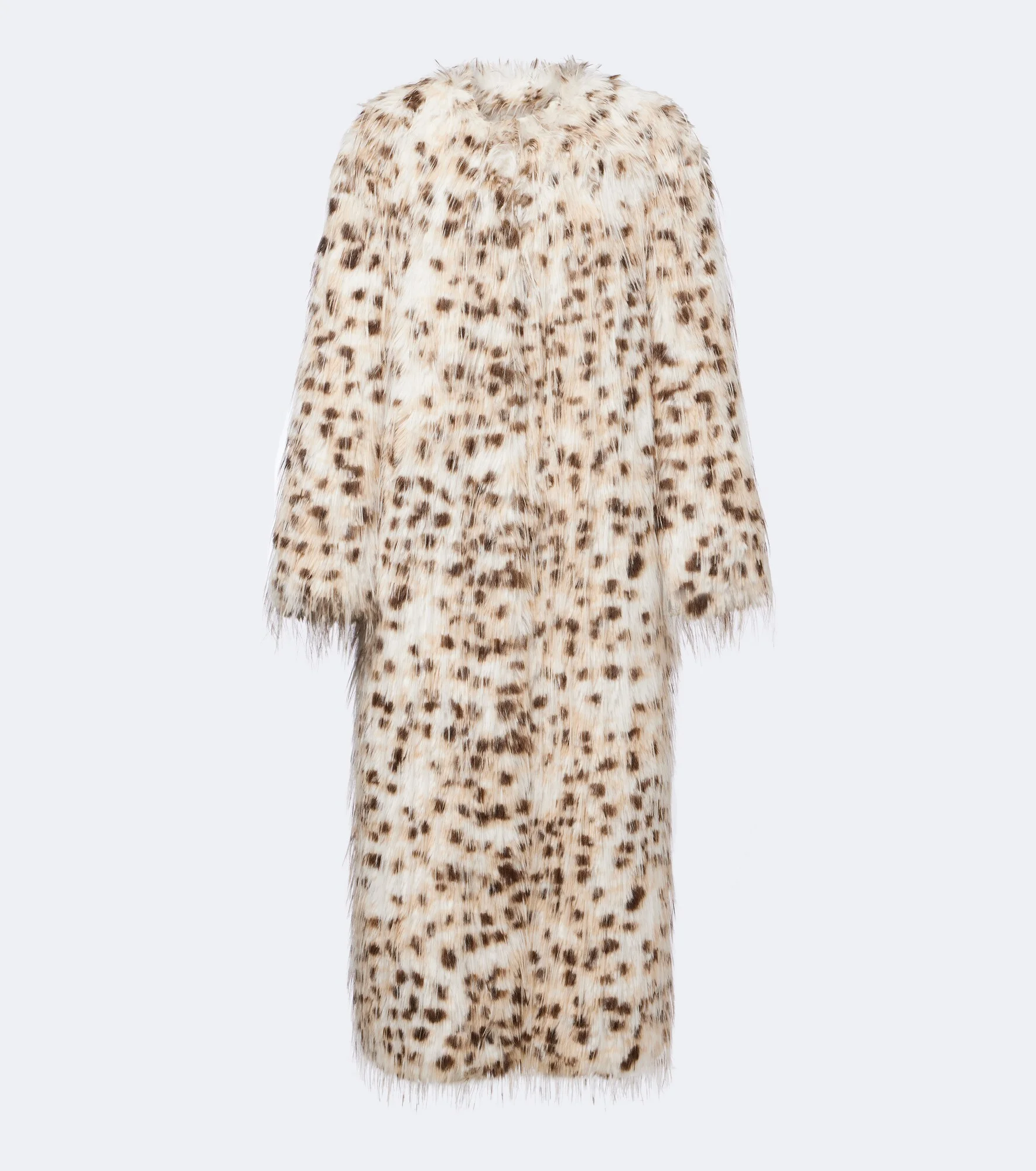 Eya animal-print coat - 1