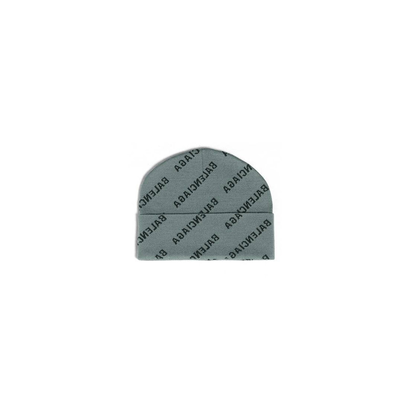 Mirror Mini Allover Logo Beanie in Grey 1
