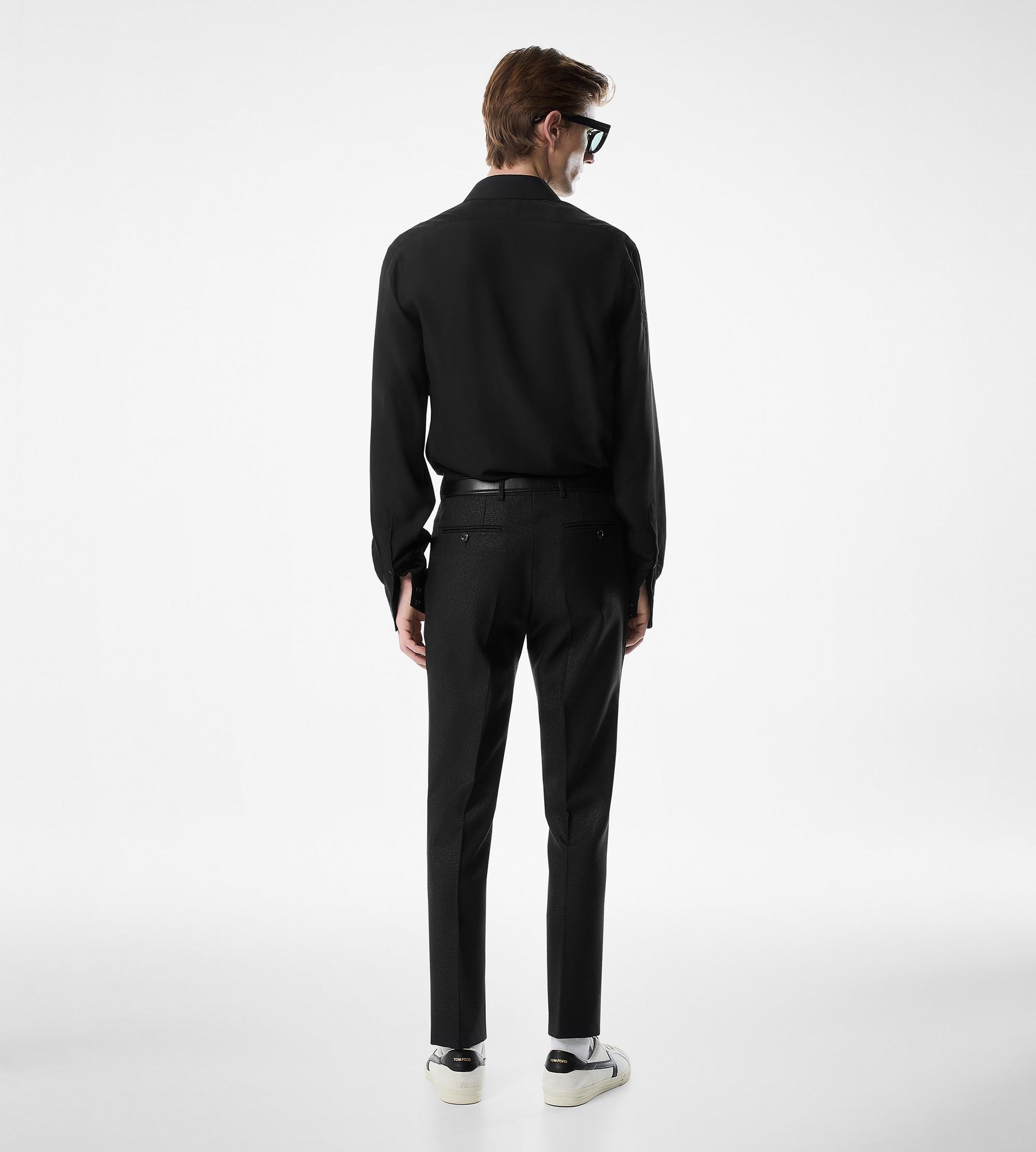 CREPE SATIN SLIM FIT SHIRT - 3