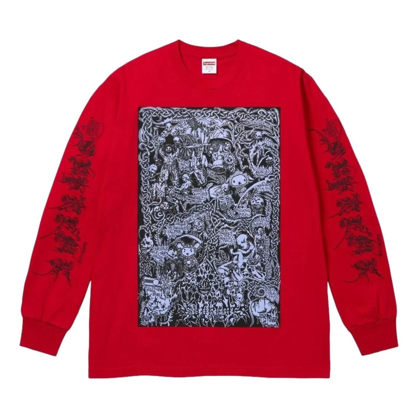 Supreme SS26 Wombat L/S T-Shirt 'Red' SUP-SS26-013-RED - 1