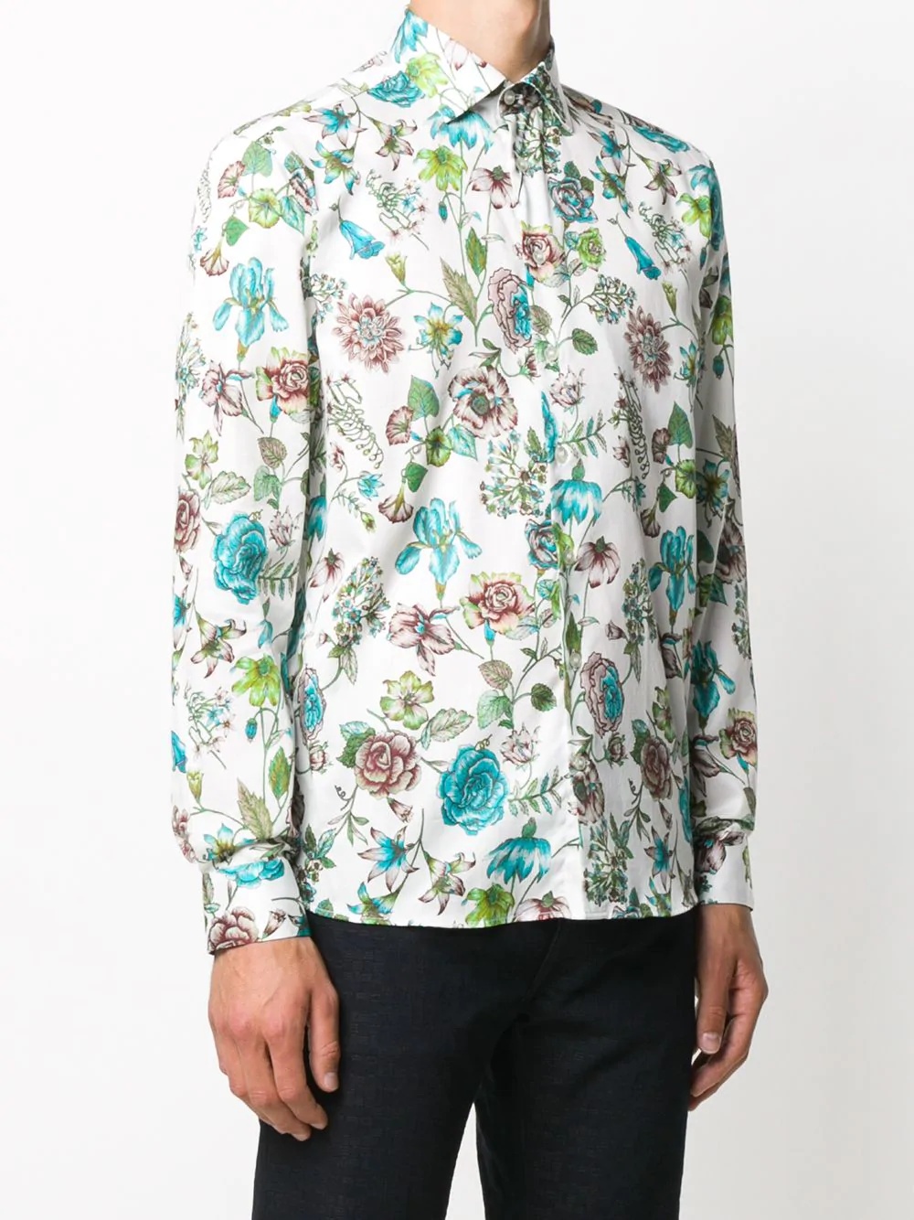 floral print shirt - 3