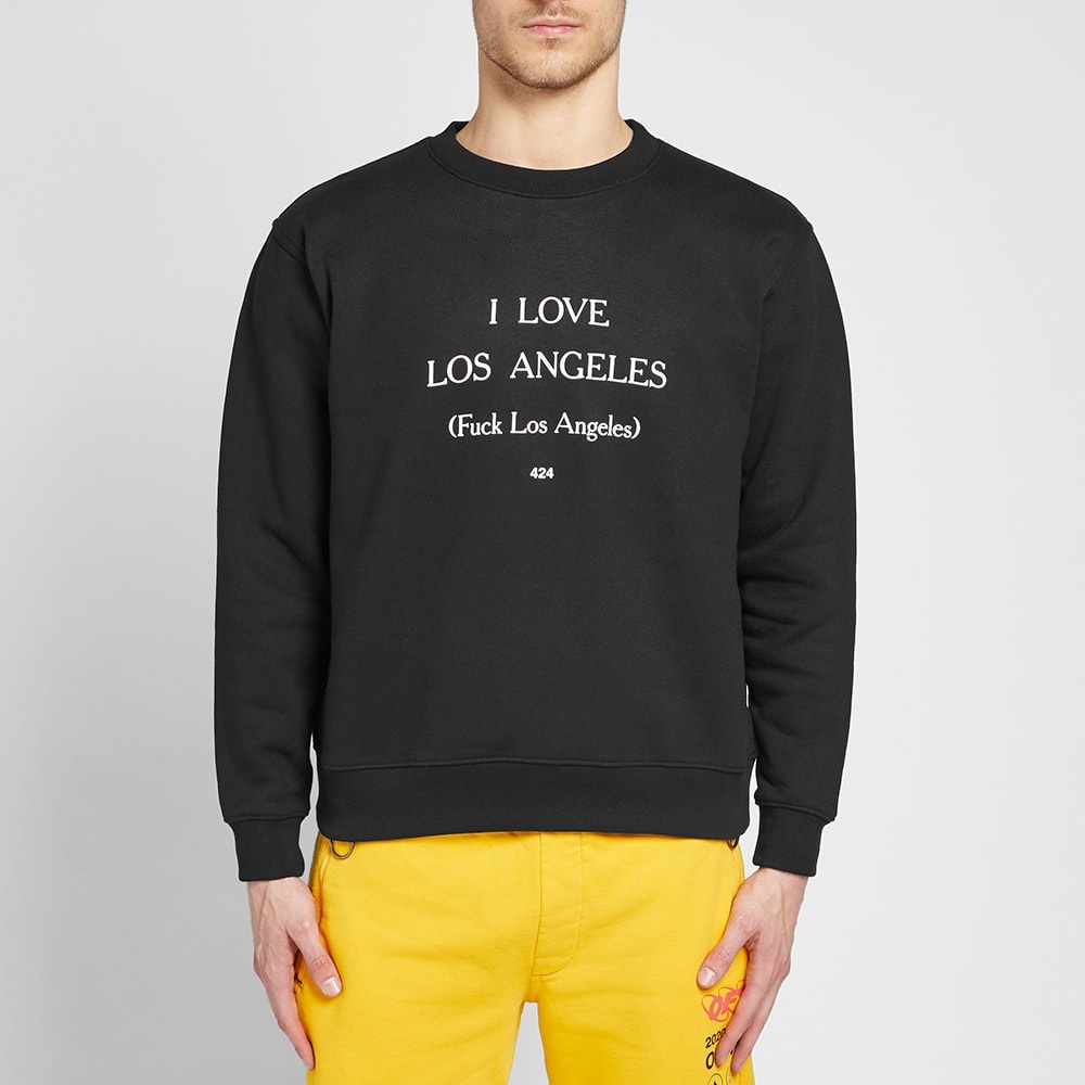 424 I Love Los Angeles Crew Sweat - 3