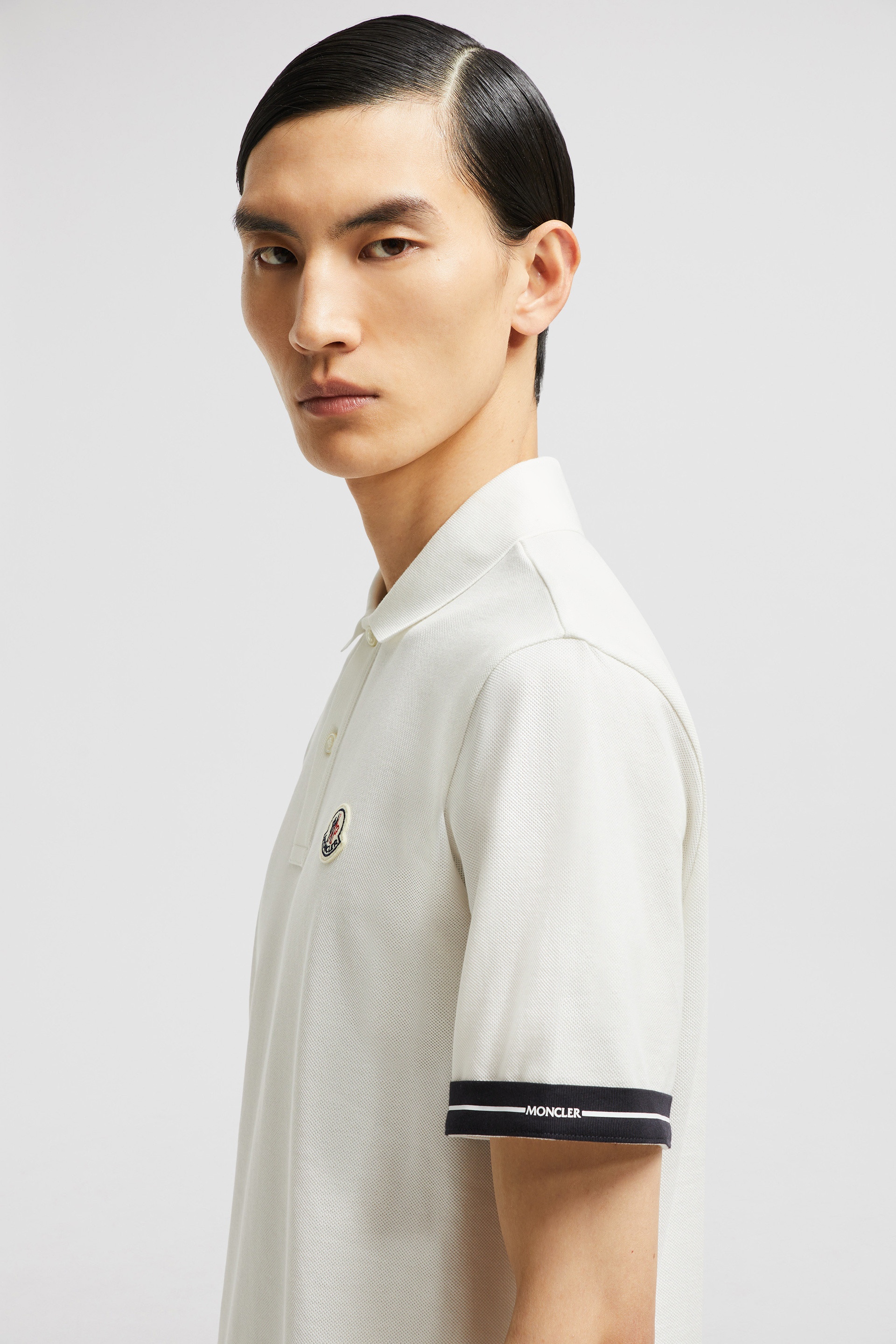 Logo Cotton Piquet Polo Shirt - 4