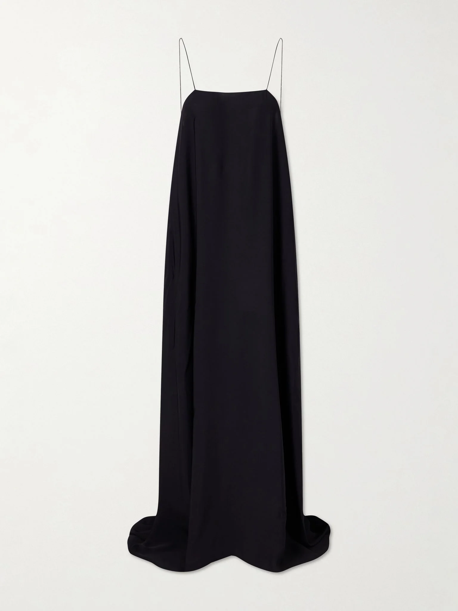 Erickson satin maxi dress Black - 1