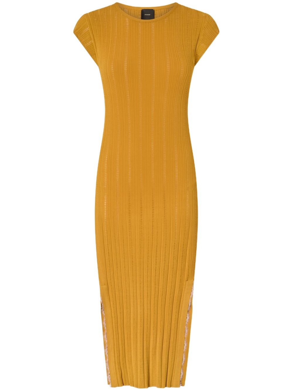 ribbed midi dress - 1