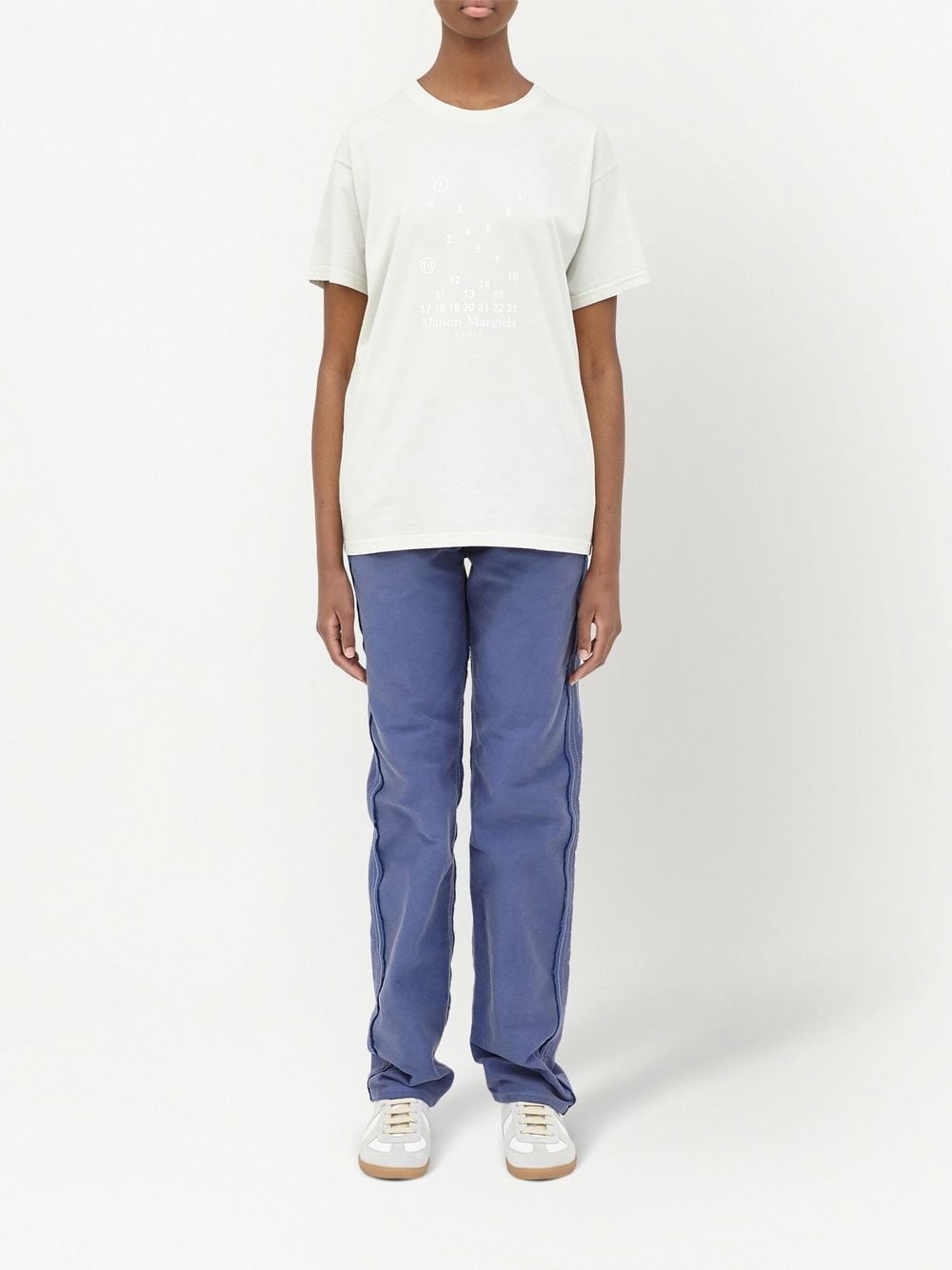 logo-print crew-neck T-shirt - 2
