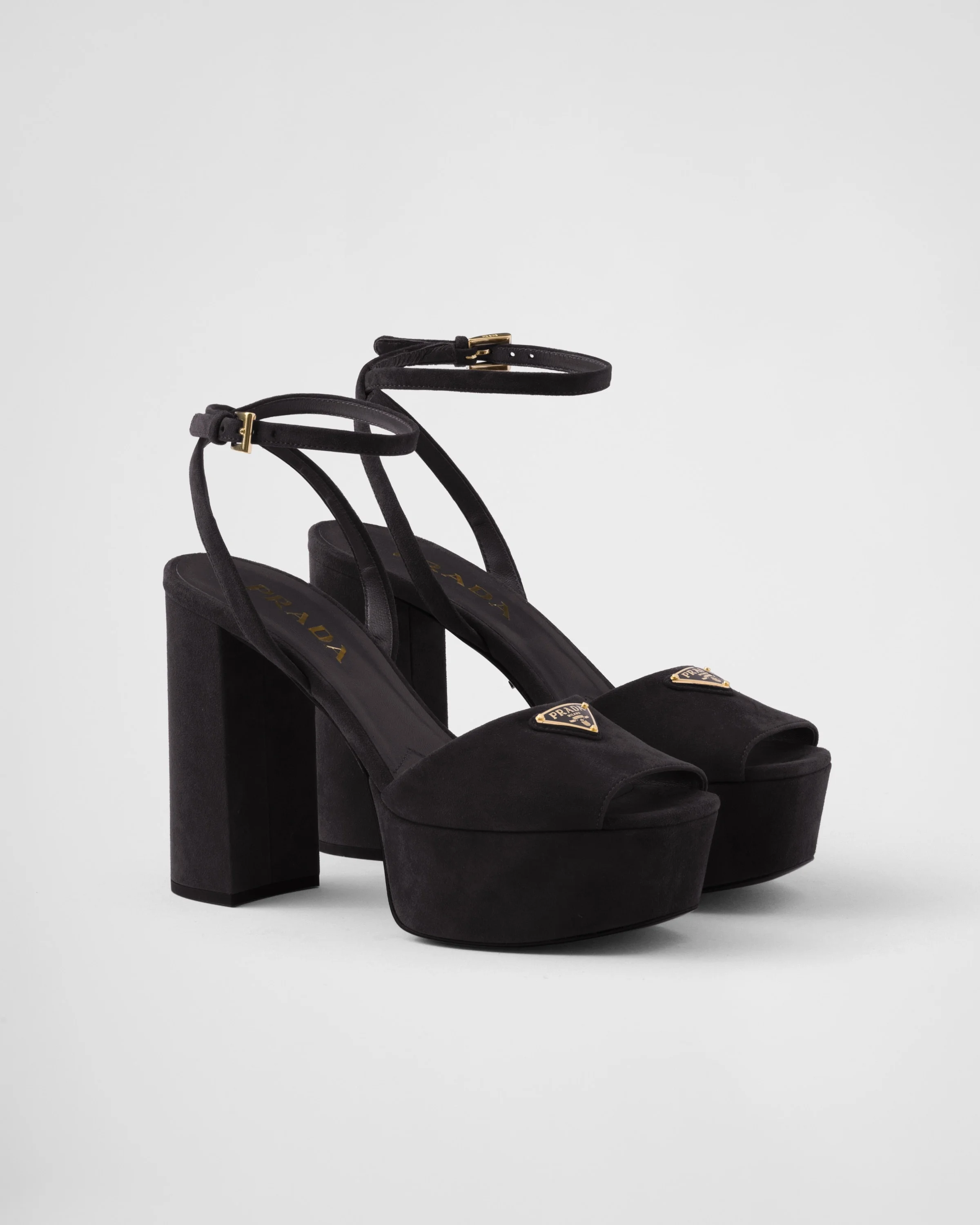 Suede platform sandals - 1