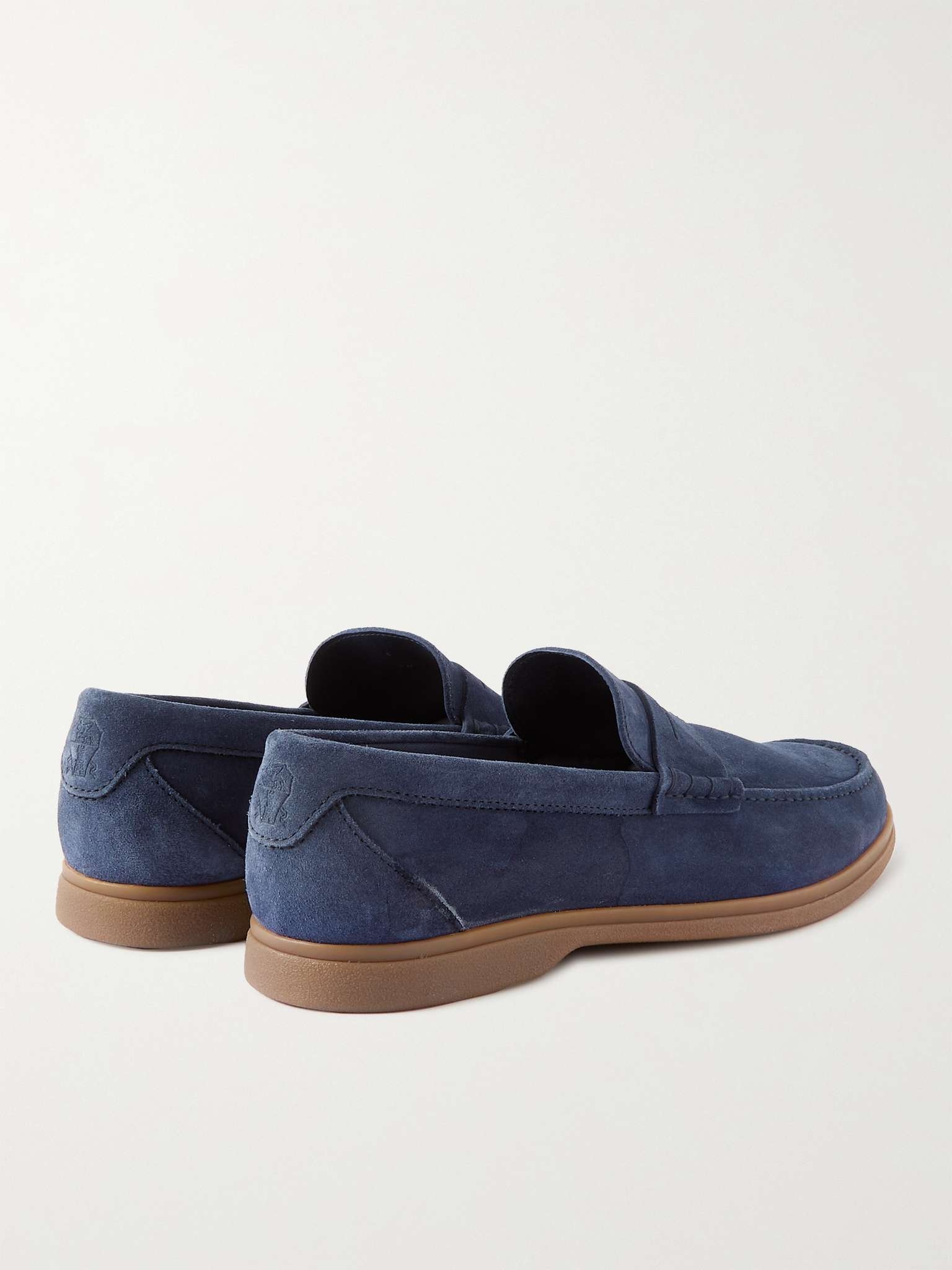 Suede Penny Loafers - 5