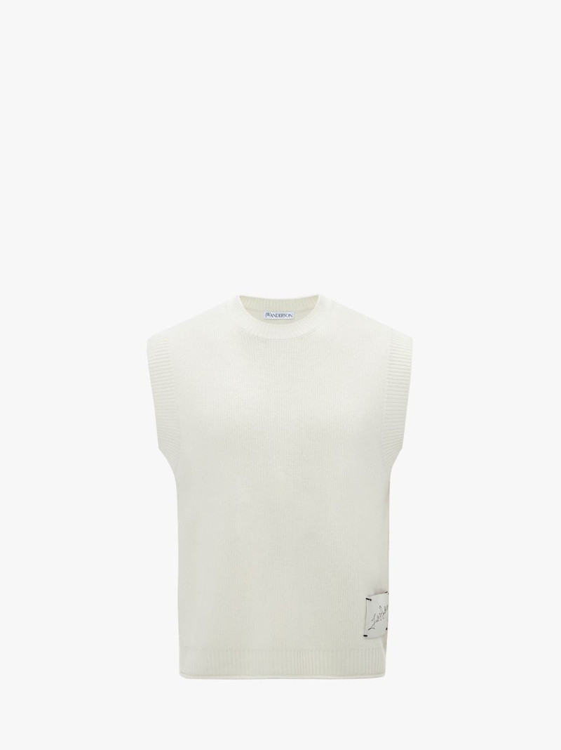 SIGNATURE PATCH SLEEVELESS TOP 1