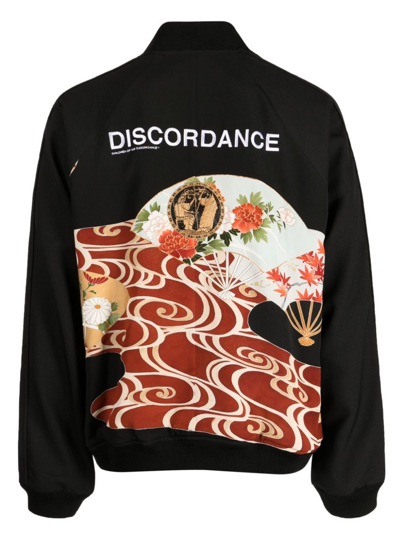 Children of the Discordance graphic-print zip-up jacket outlook