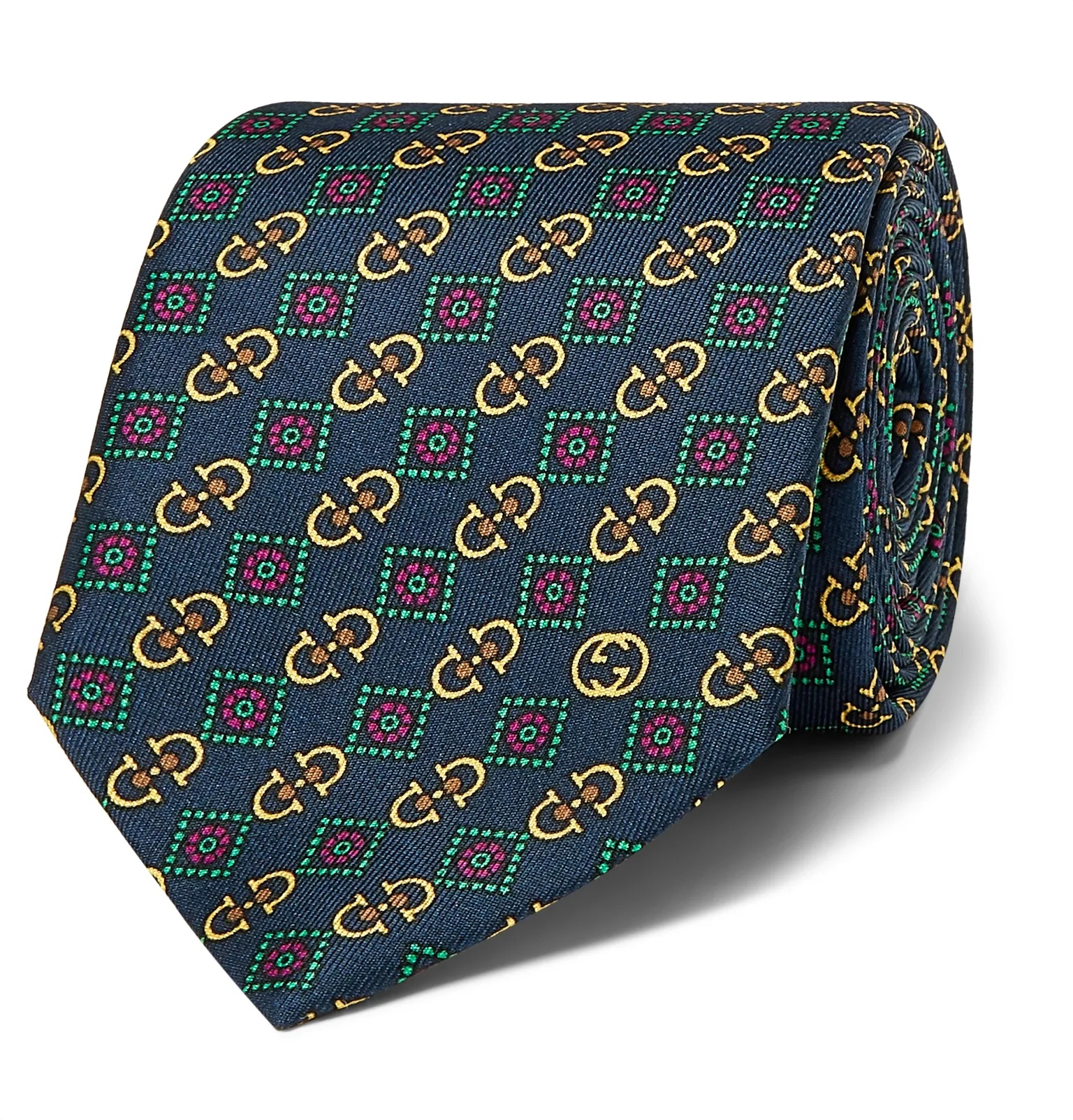 7cm Printed Silk-Twill Tie - 1