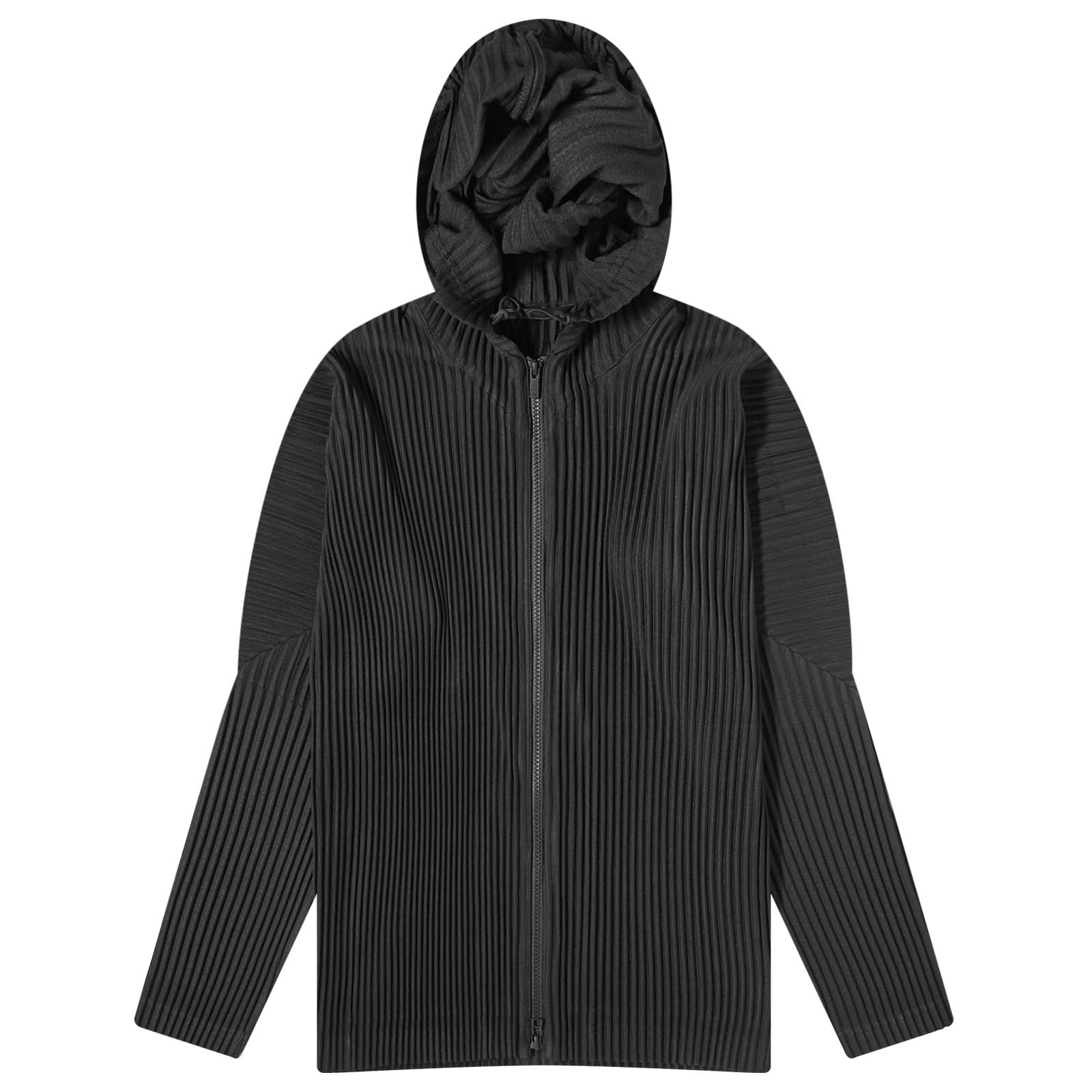 Homme Plissé Issey Miyake Pleated Hooded Jacket - 1