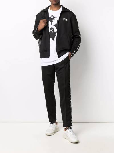 Golden Goose logo-print zip-fastening jacket outlook