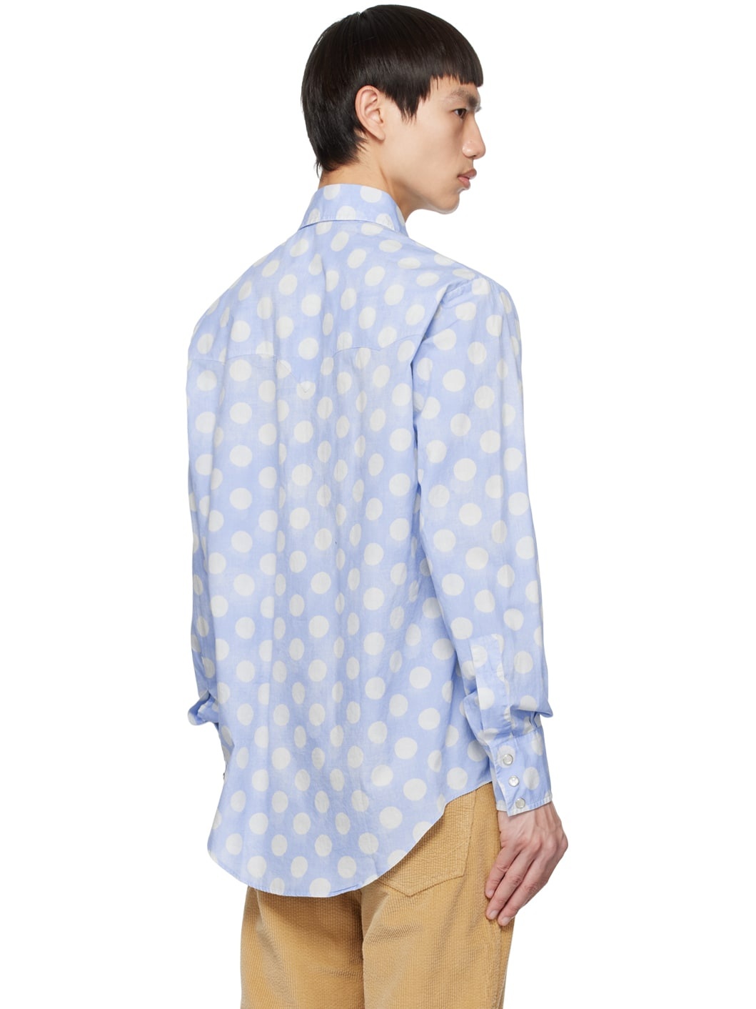 Blue Polka Dot Shirt - 3
