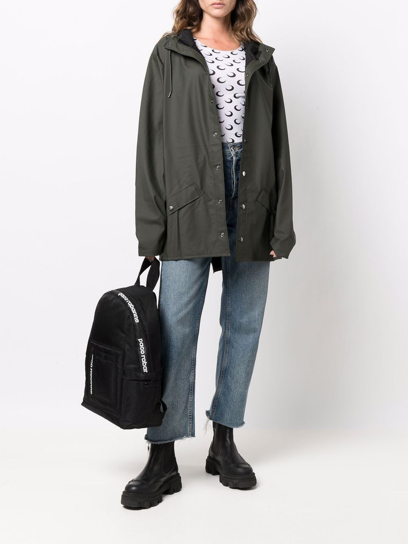 RAINS long-sleeve hooded rain jacket outlook