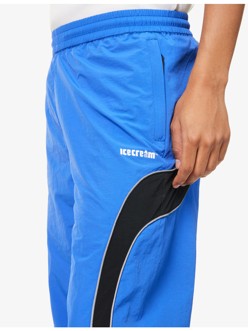 Soft Serve Colour-Block Nylon Trousers - 5
