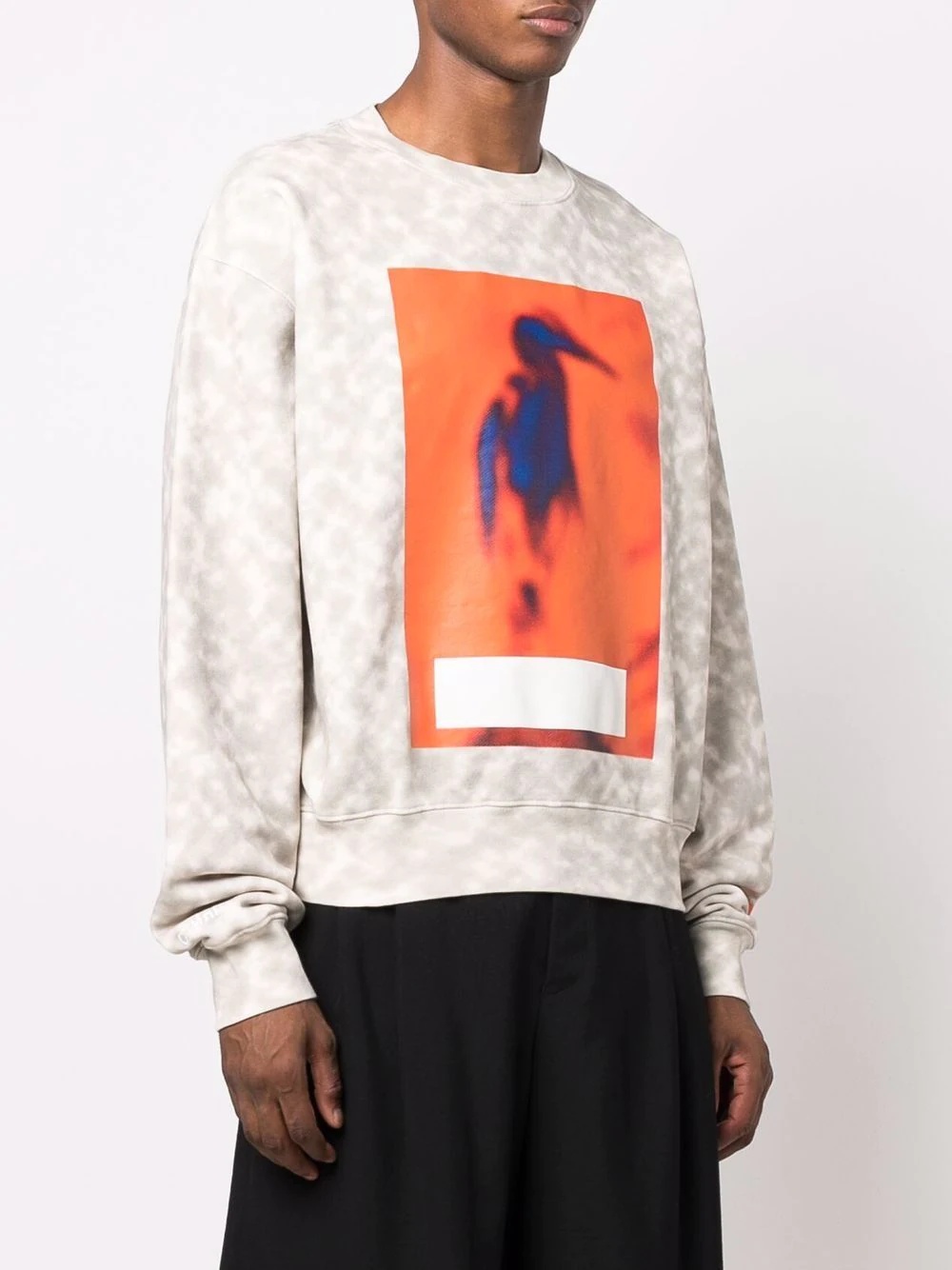 Censored heron crew-neck sweatshirt - 3