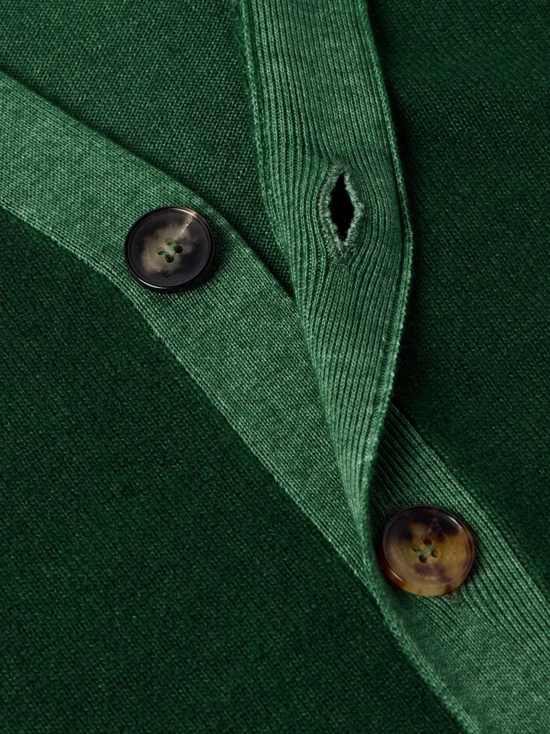 Logo-Embroidered Wool Cardigan 5