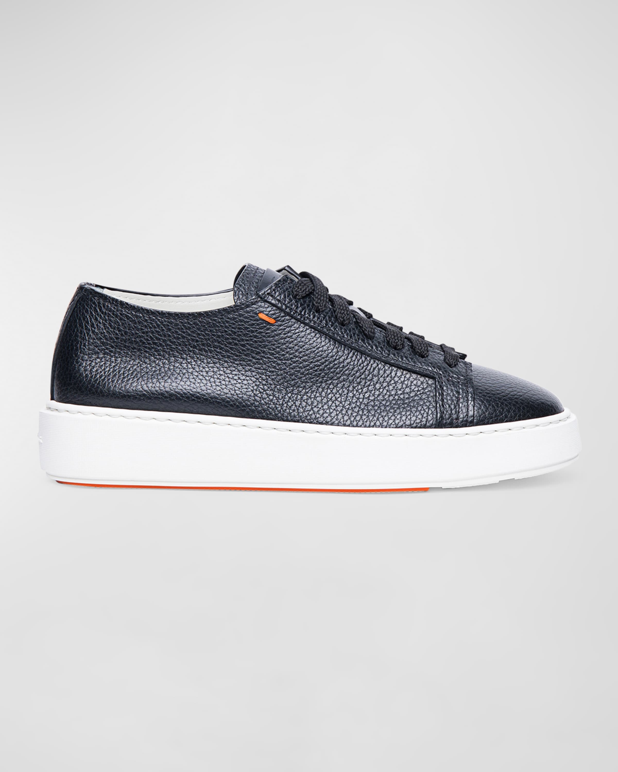 Anginal Leather Low-Top Sneakers - 1