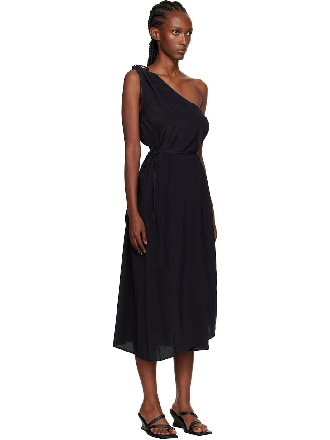 Black View Midi Dress - 2