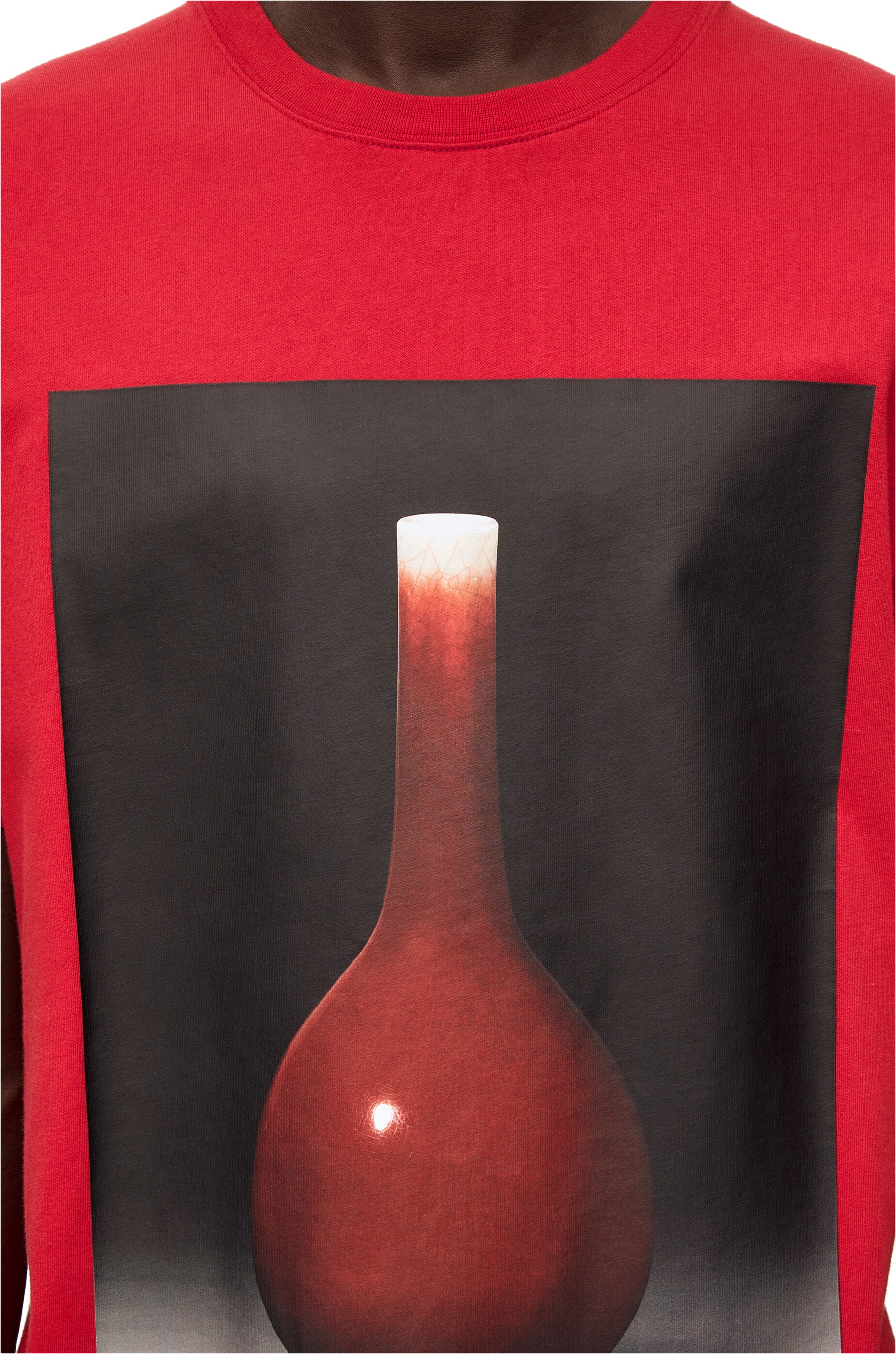 Ceramic print T-shirt in cotton - 4