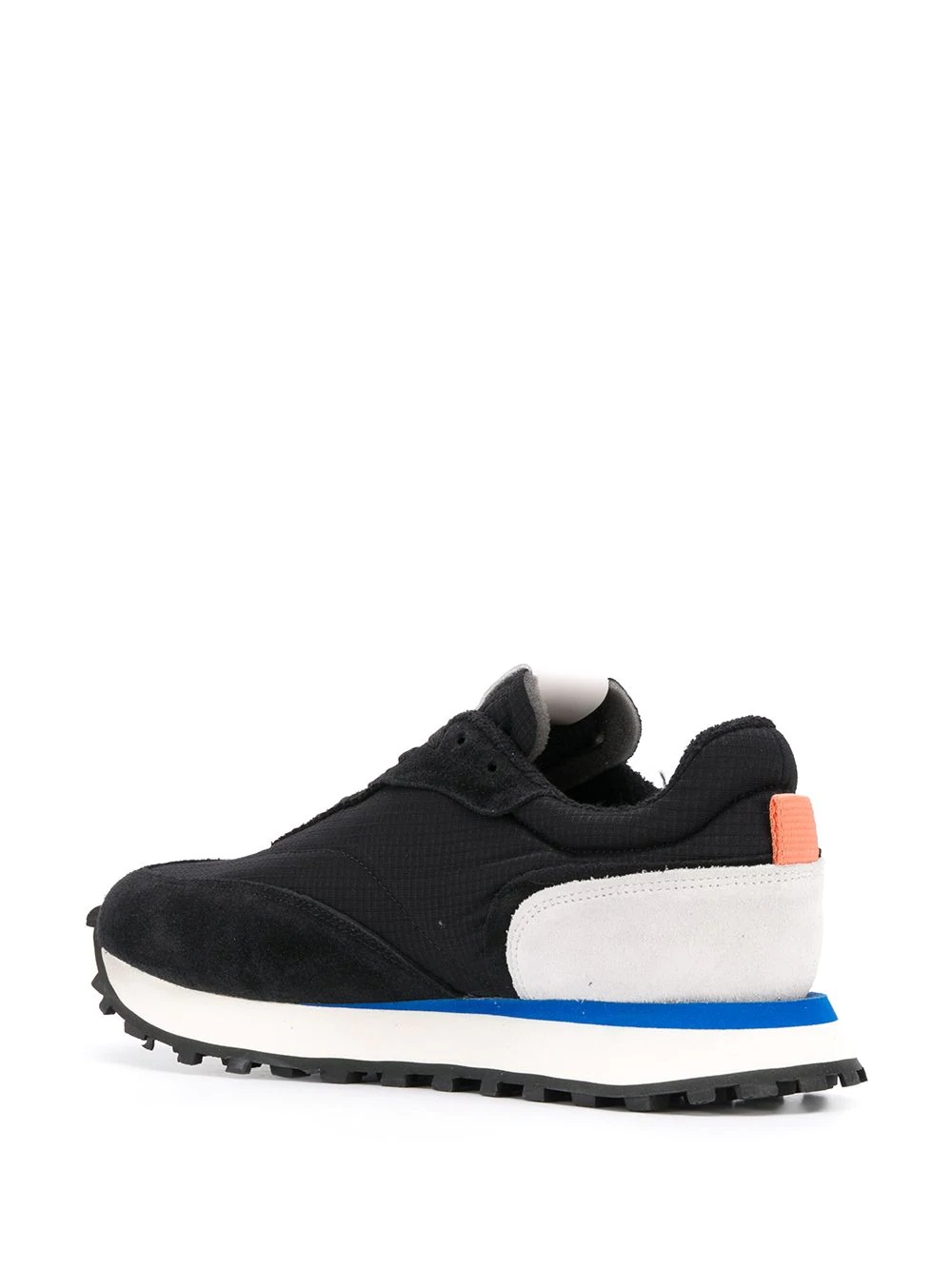 colour-block low-top sneakers - 3