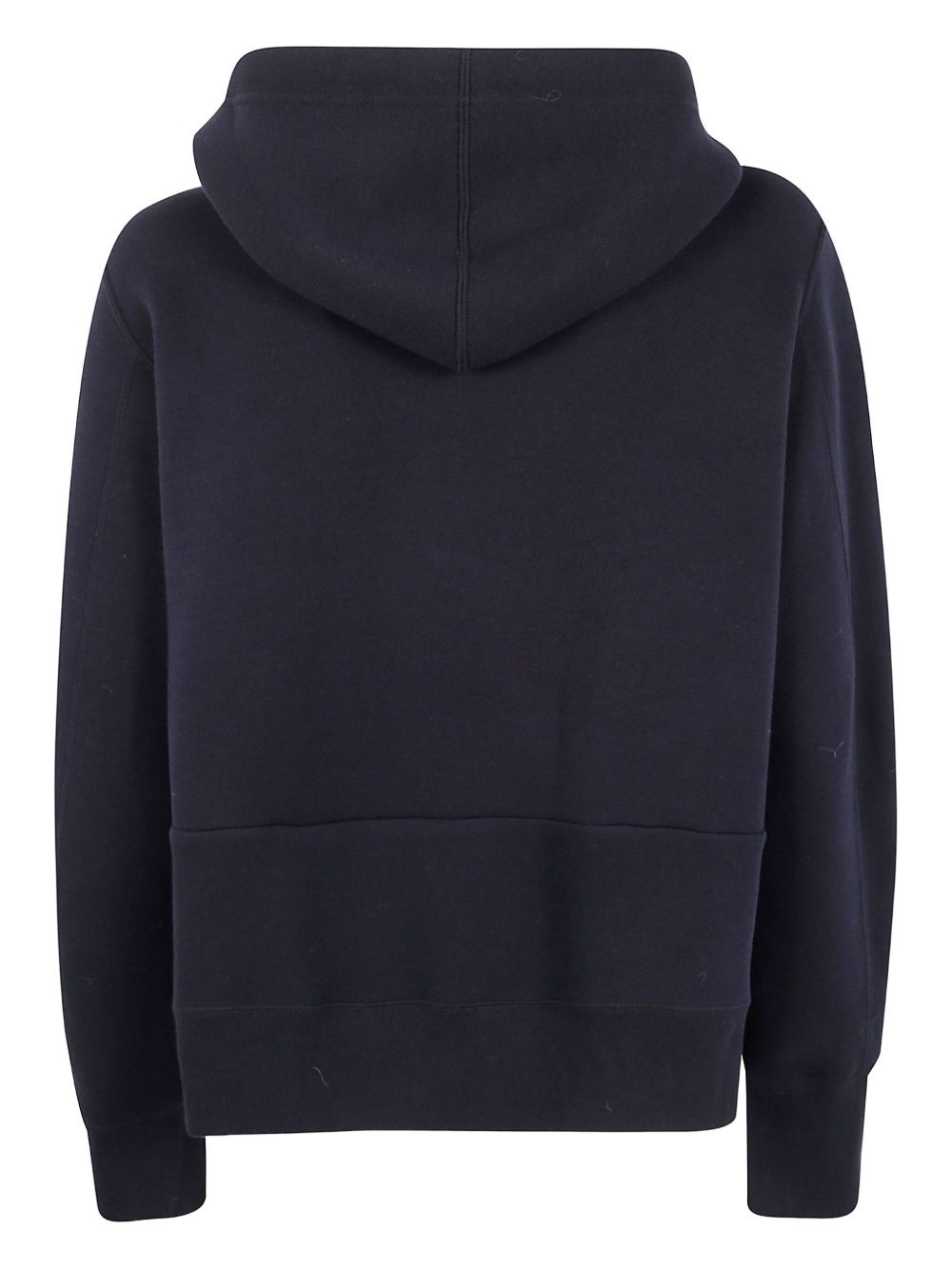 Sponge zip-front kangaroo-pocket hoodie - 2