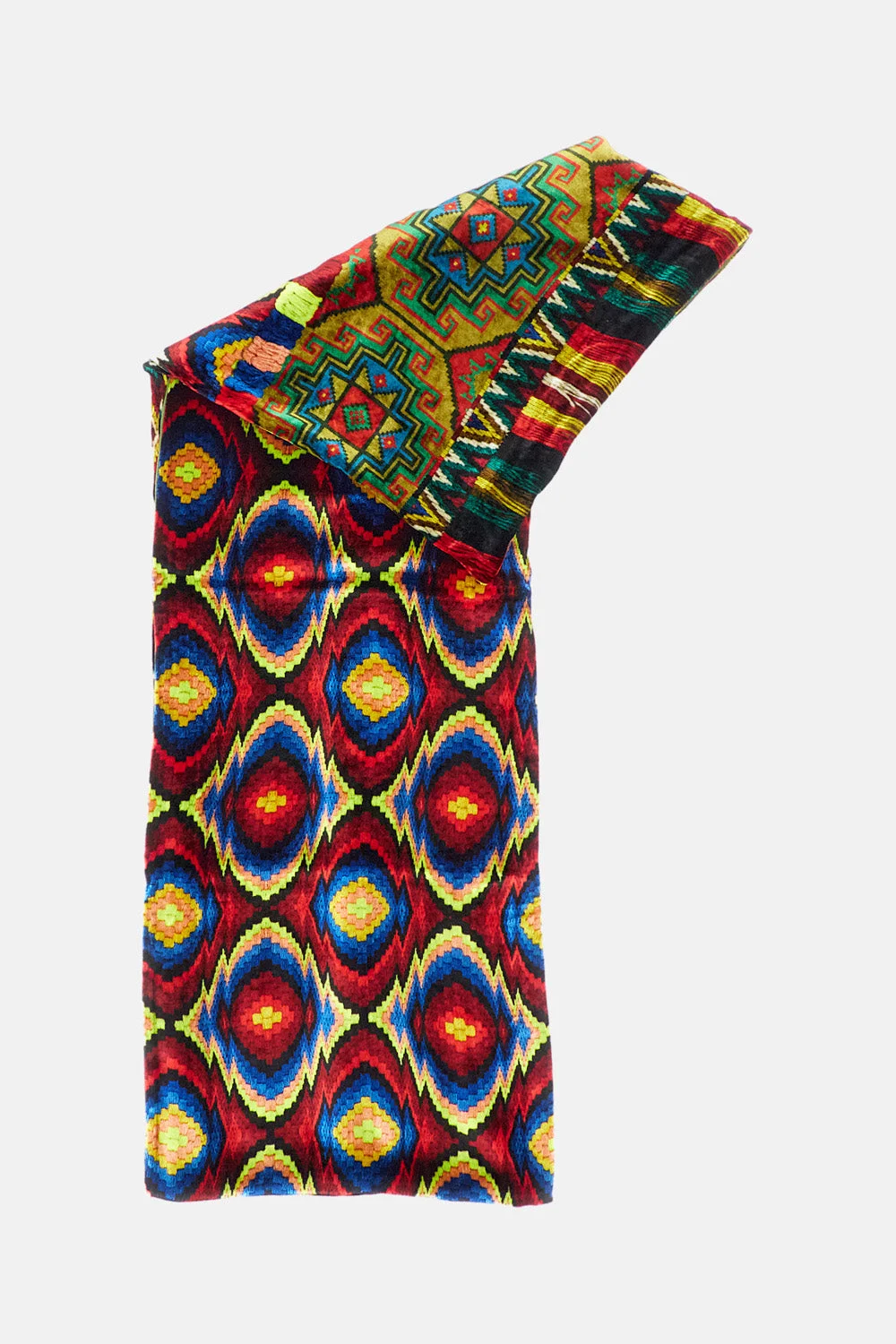 KANADAS SCARF IN MIXED SILK - 1