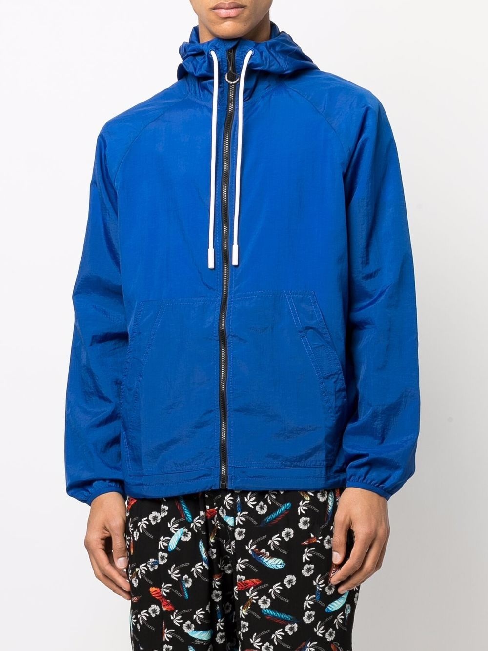 Cross-motif windbreaker - 3