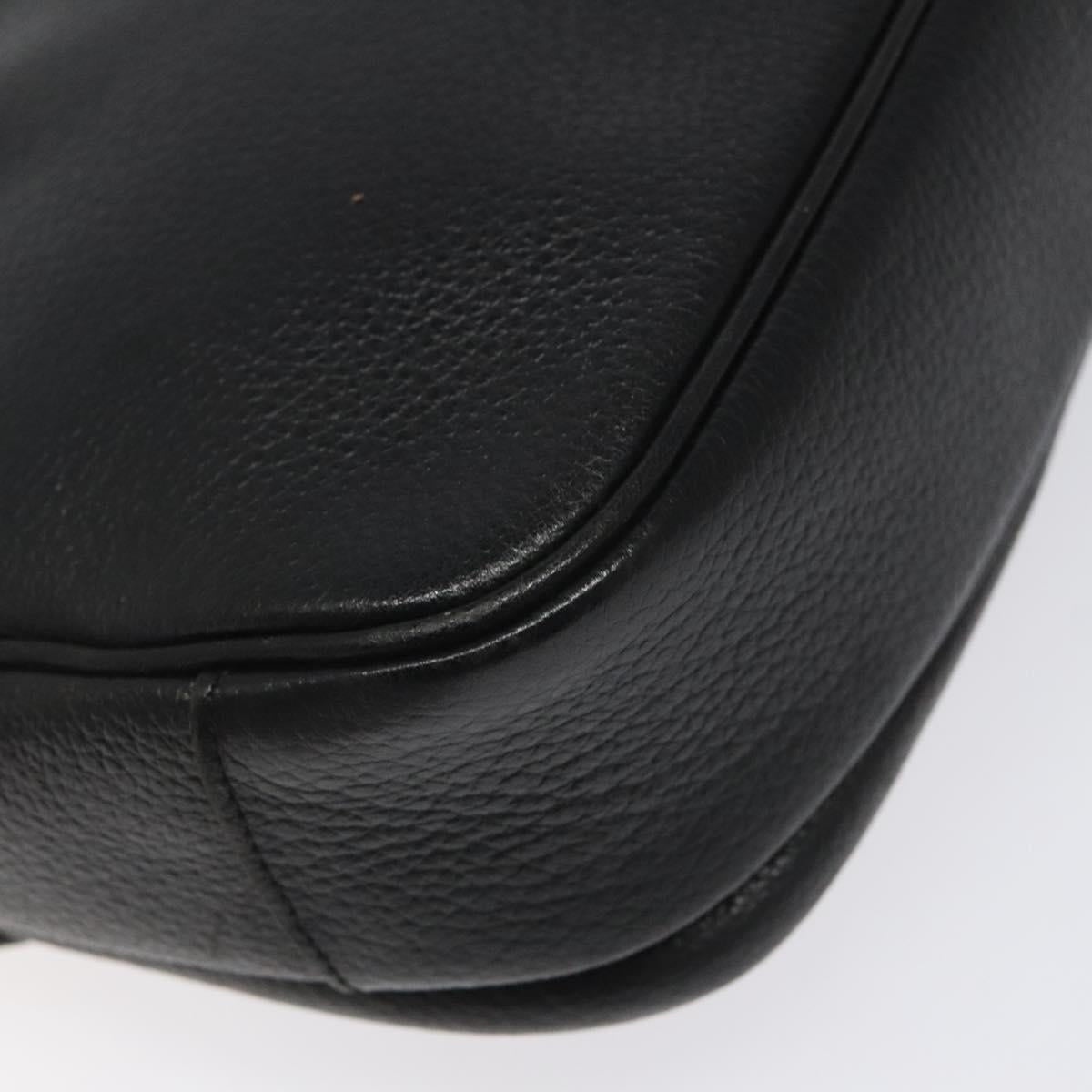 Burberry Shoulder Bag Leather Black - 13