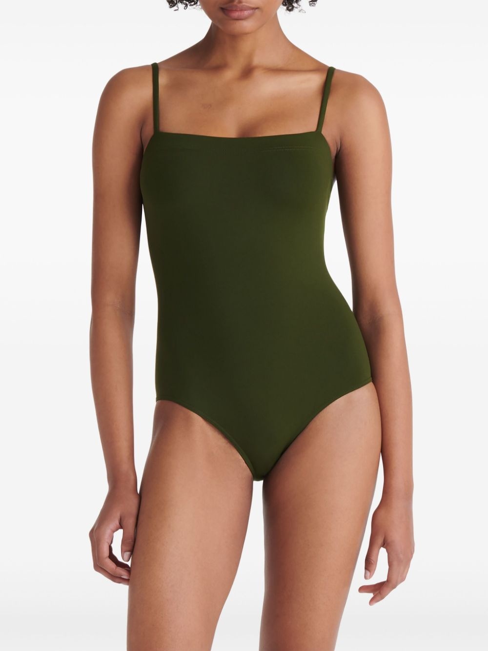 Aquarelle square-neck swimsuit - 4