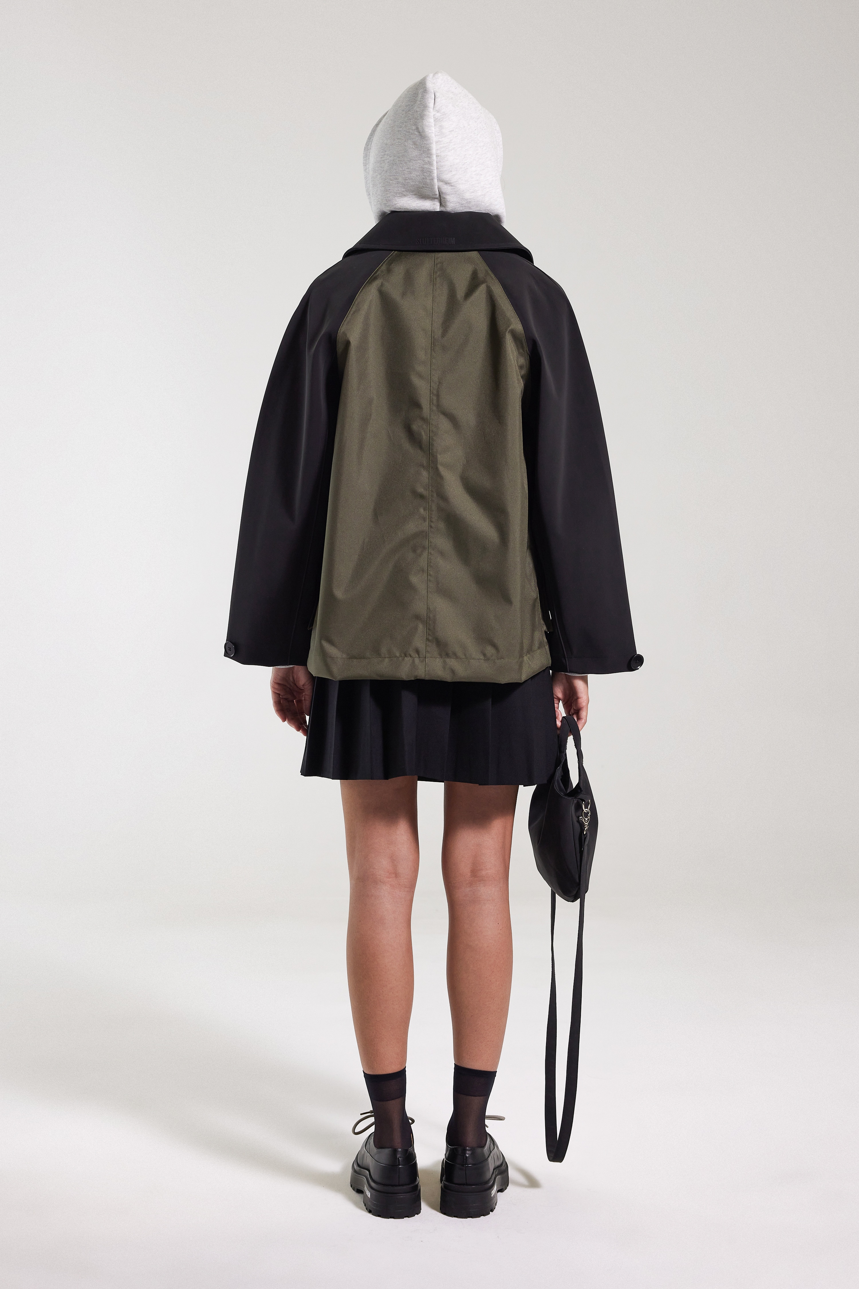 Bandhagen Patch Raincoat Green - 4
