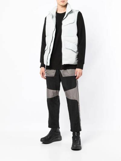 Stone Island high-neck flap-pocket gilet outlook