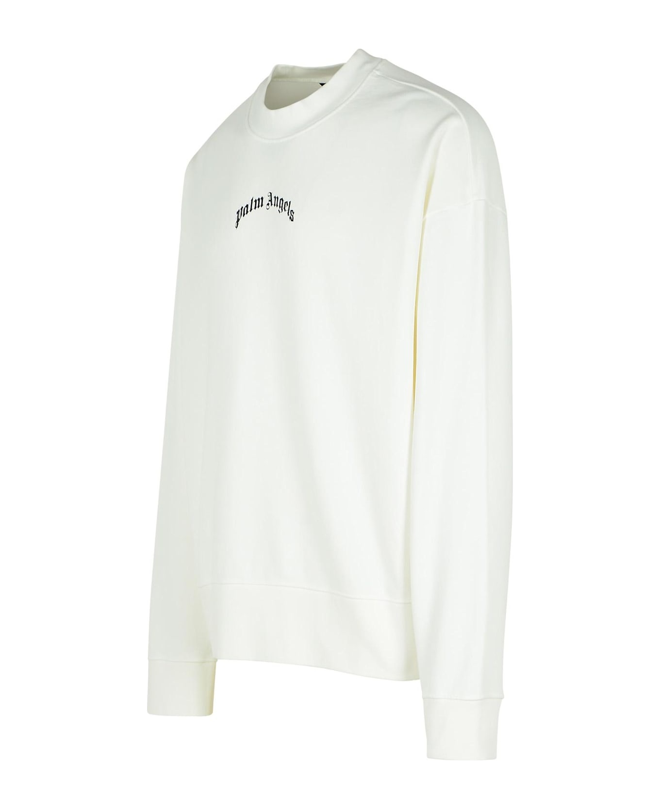 White Cotton Sweatshirt - 2