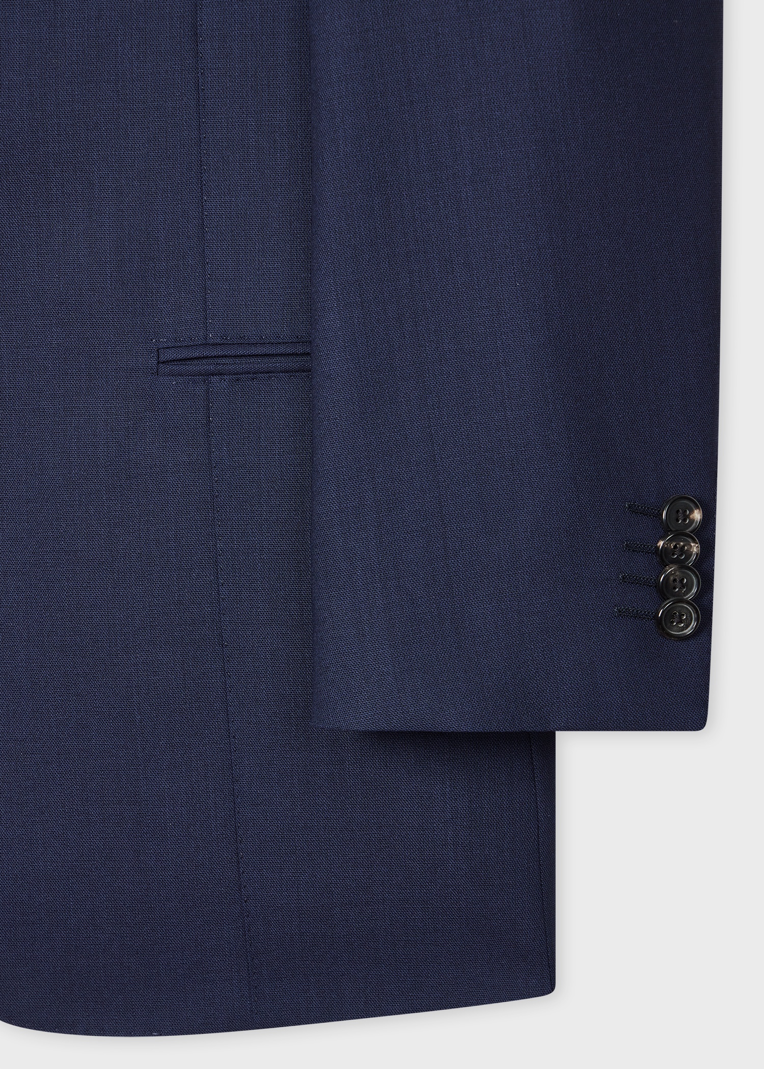 Navy 'Travel Pro' Wool Blazer - 3