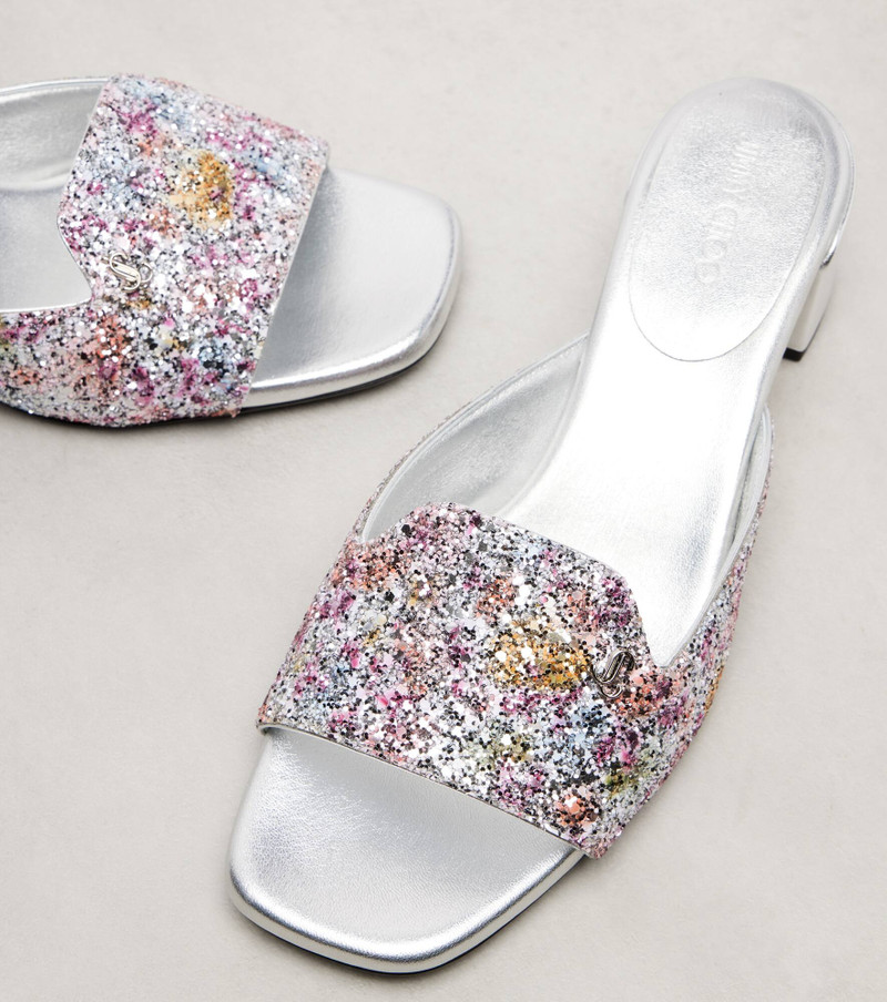 Dina 45 glitter mules 5