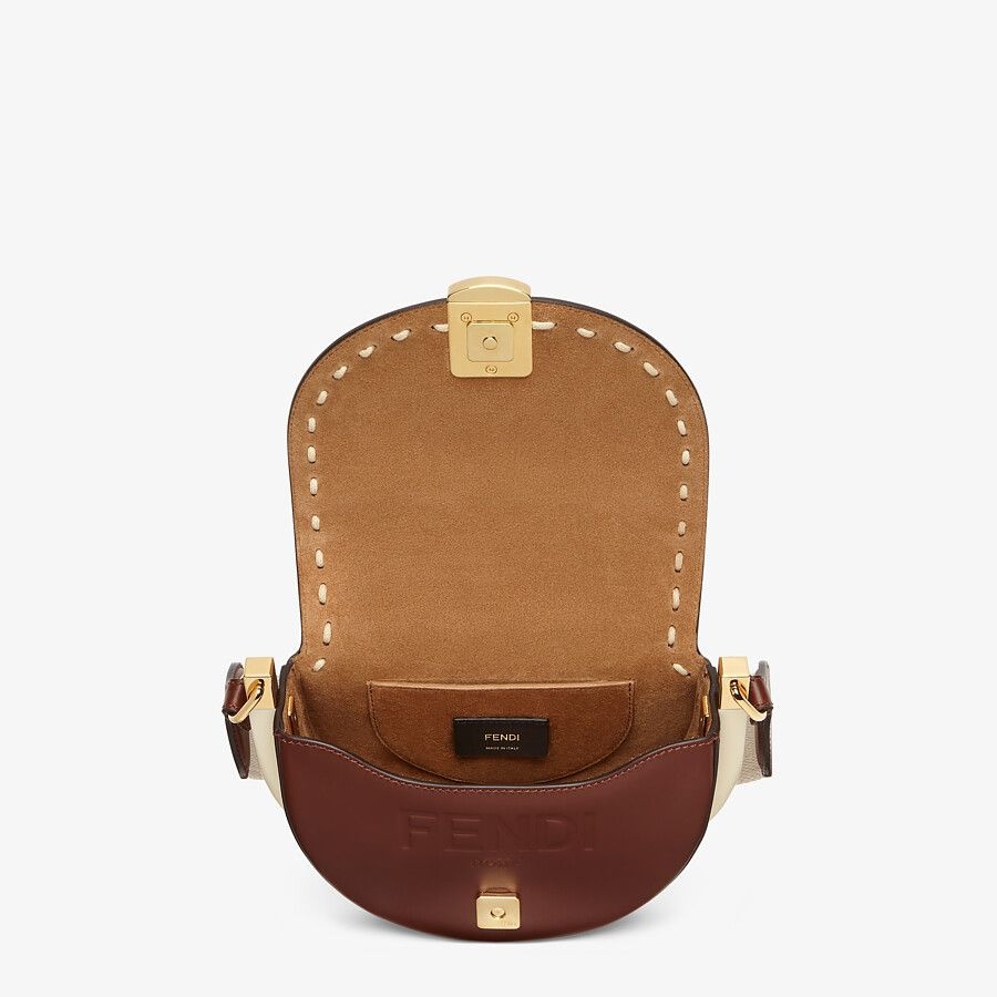 Brown leather bag - 4