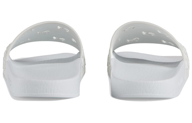 (WMNS) Gucci Rubber GG Slide 'White' 573922-JDR00-9014 - 5