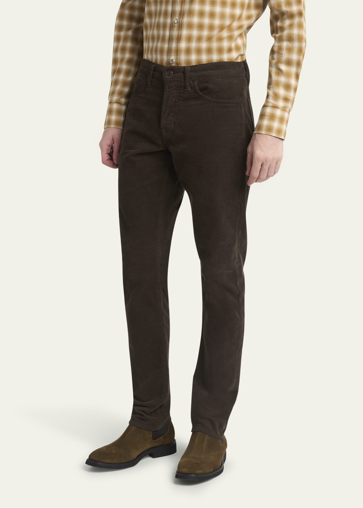 Men's 12 Waves Cord Slim Fit Pants - 4
