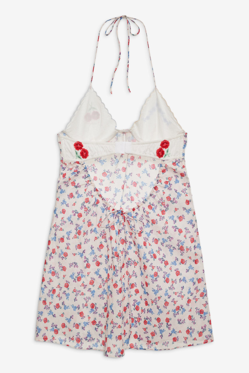 For Love & Lemons Forget Me Not Embroidery Slip Dress outlook